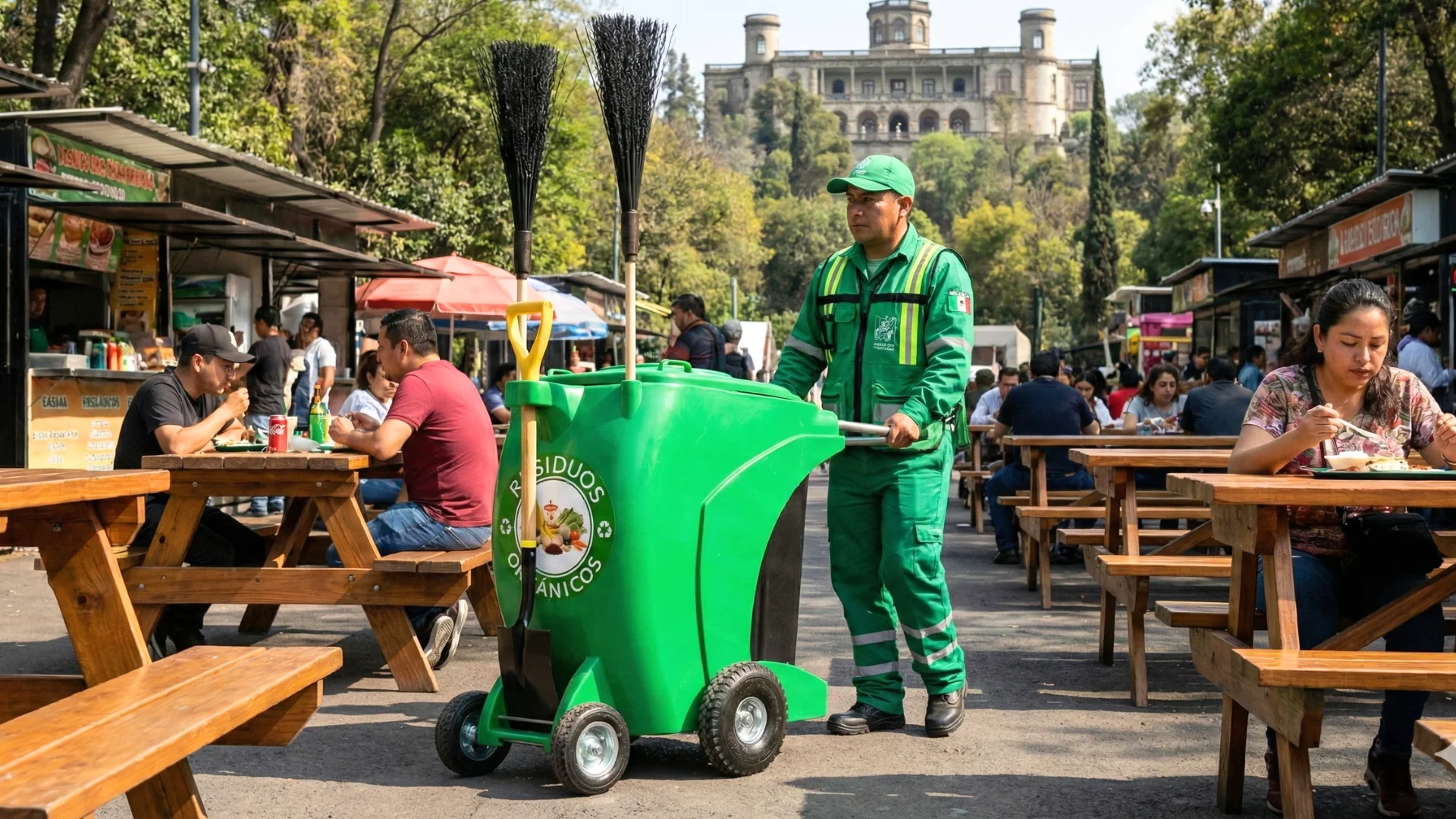 Carro de limpieza vial