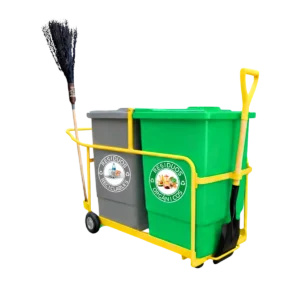 Carro recolector de basura plástico