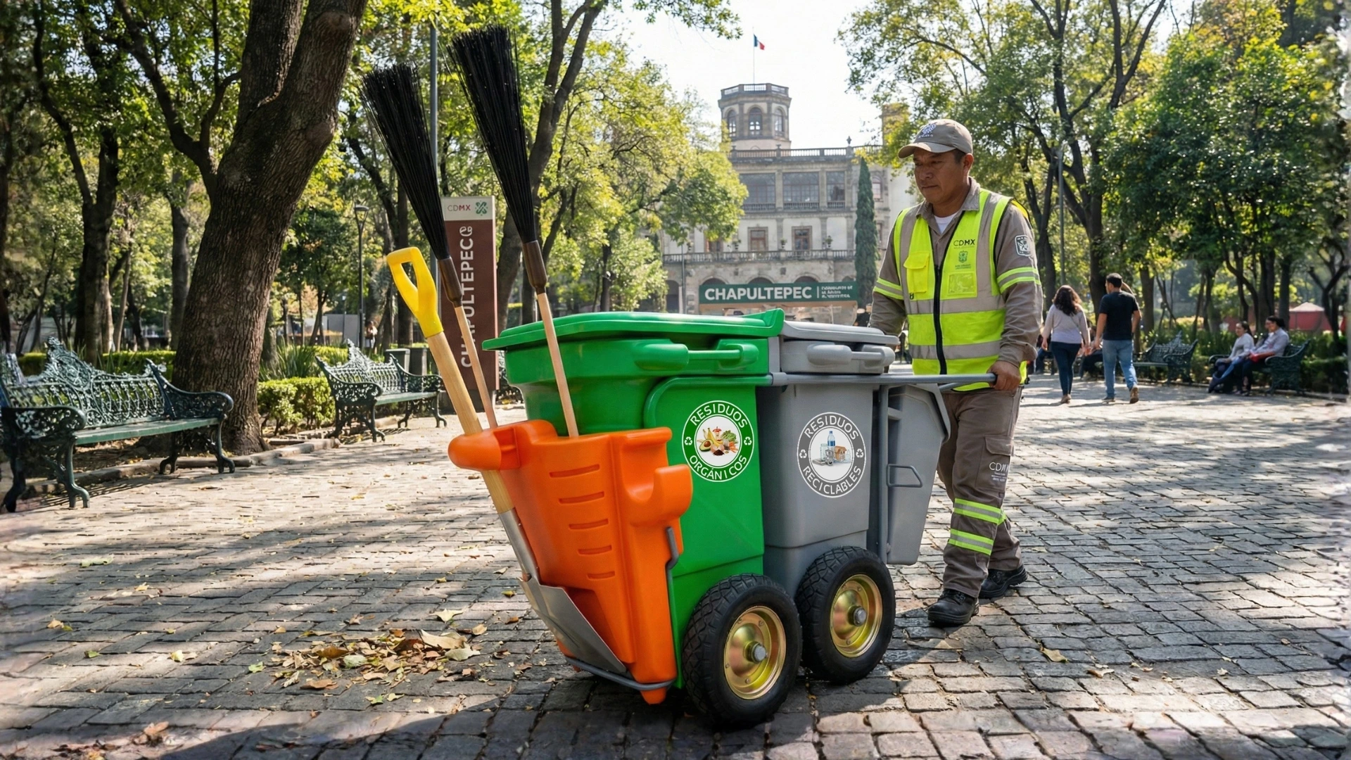Carrito para limpieza