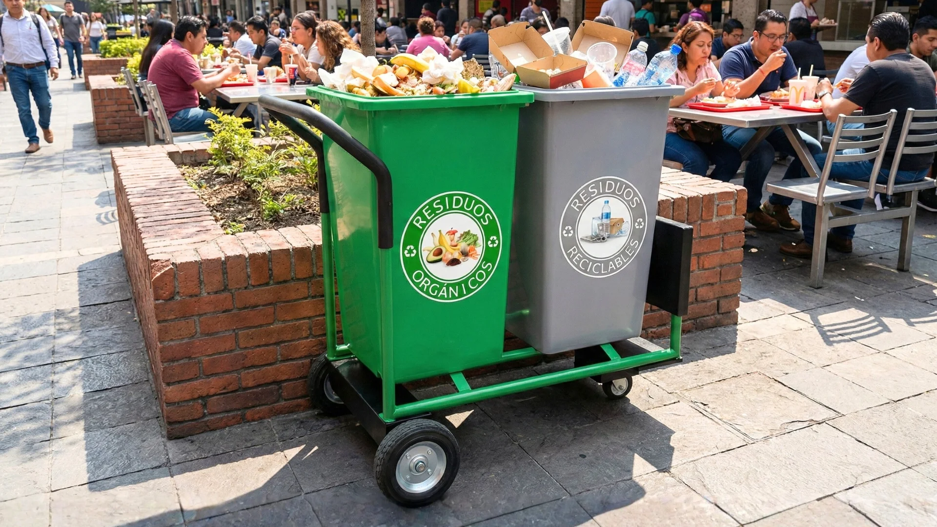 Carro para recolección de RPBI