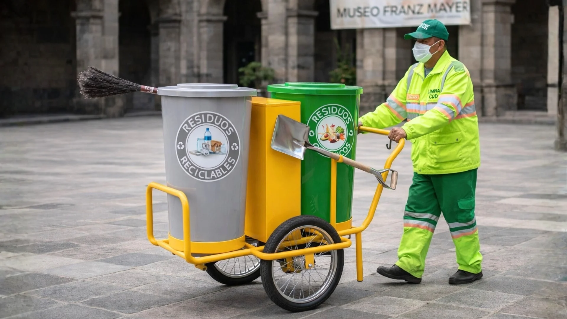 Carros de limpieza urbana