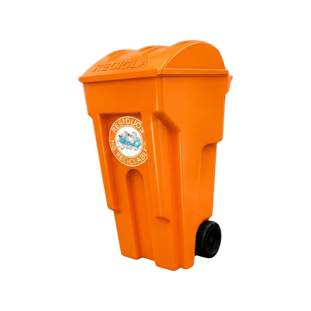 Bote para basura con ruedas