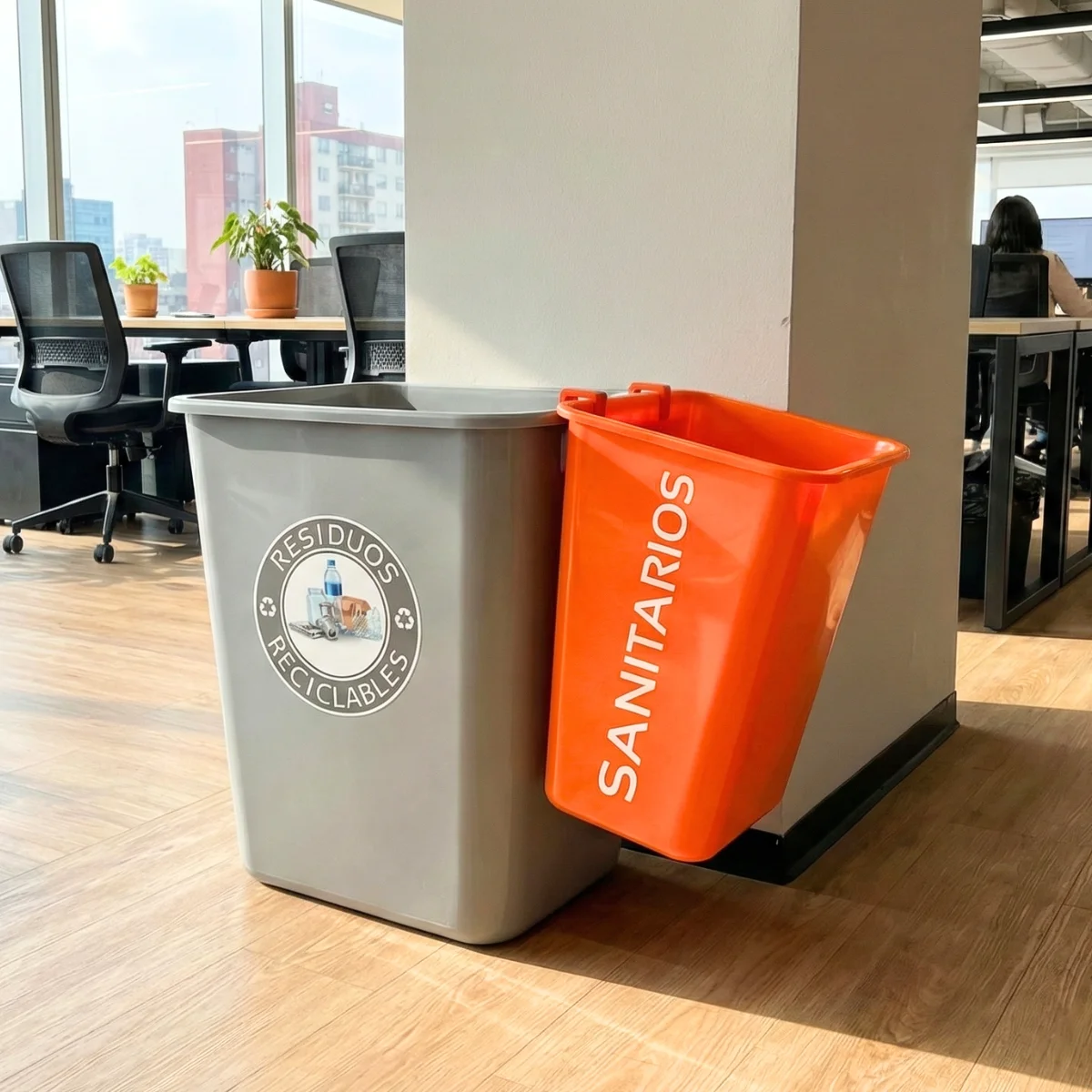 Botes de basura de plástico económicos - Imagen 2