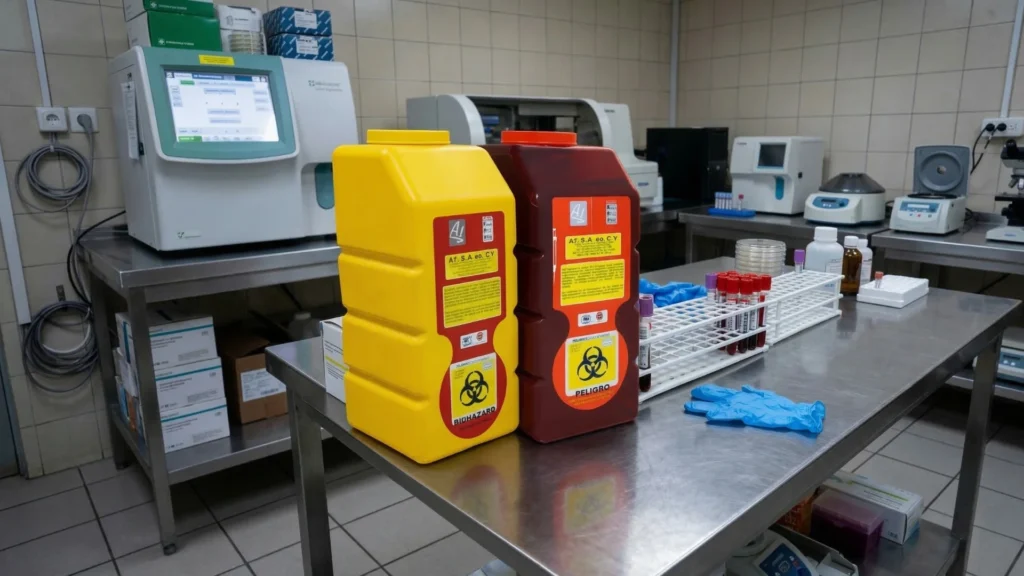 Recipiente hermético para sangre