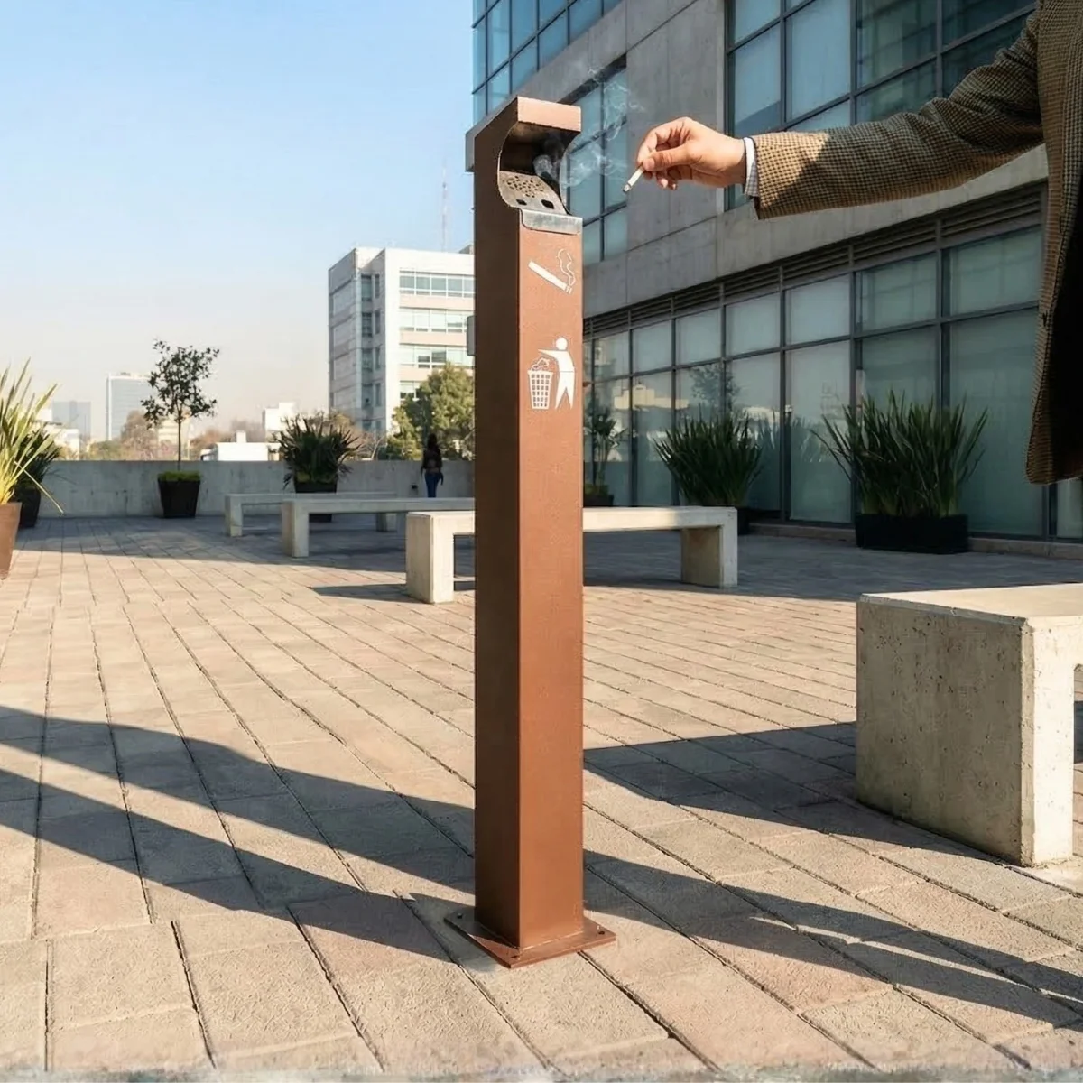 Ceniceros para exterior