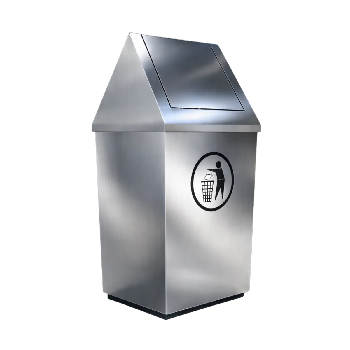 Contenedor de acero inoxidable con tapa