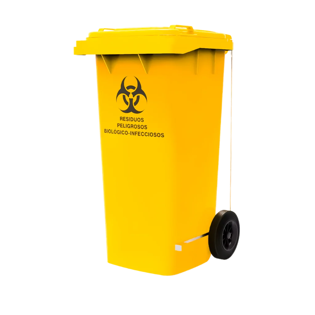 Contenedor amarillo RPBI