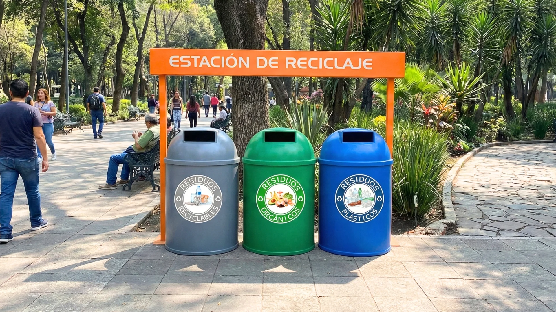 Estación de reciclaje TWIN-500