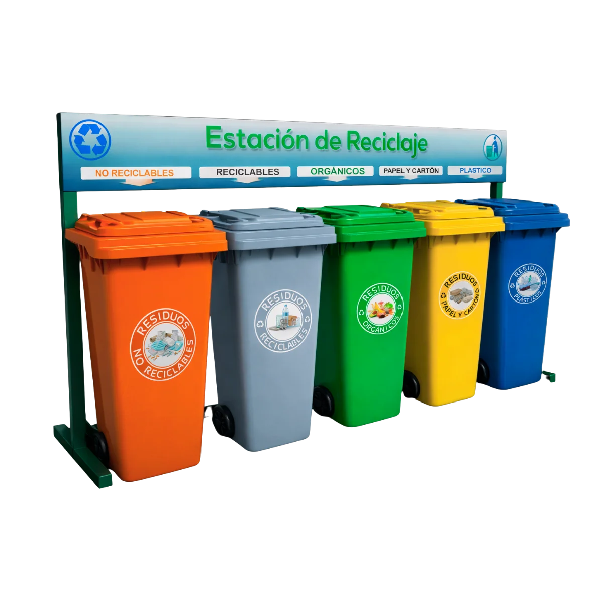 ESTACIÓN DE RECICLAJE ECOL-600-HD1