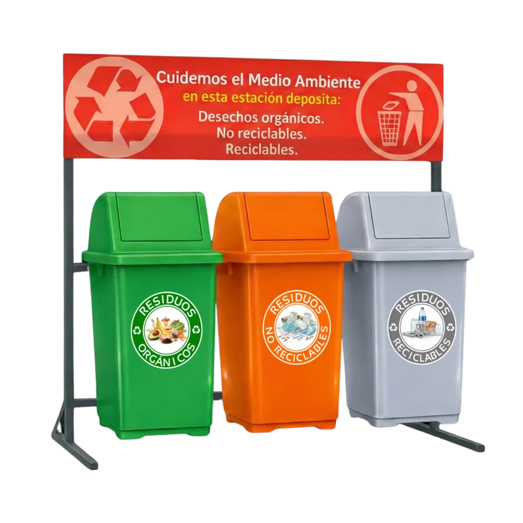 ESTACIÓN DE RECICLAJE ECOL-270-HD3