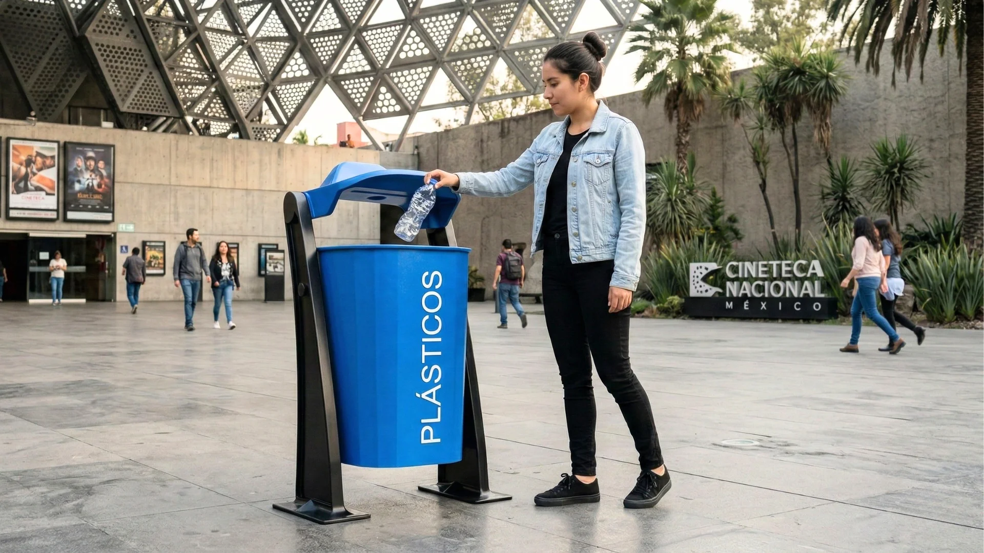 Papelera Recicla-180