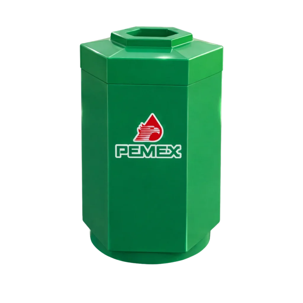 Botes de basura para gasolineras