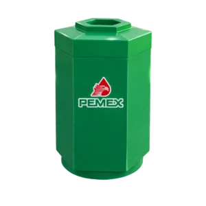 Botes de basura para gasolineras