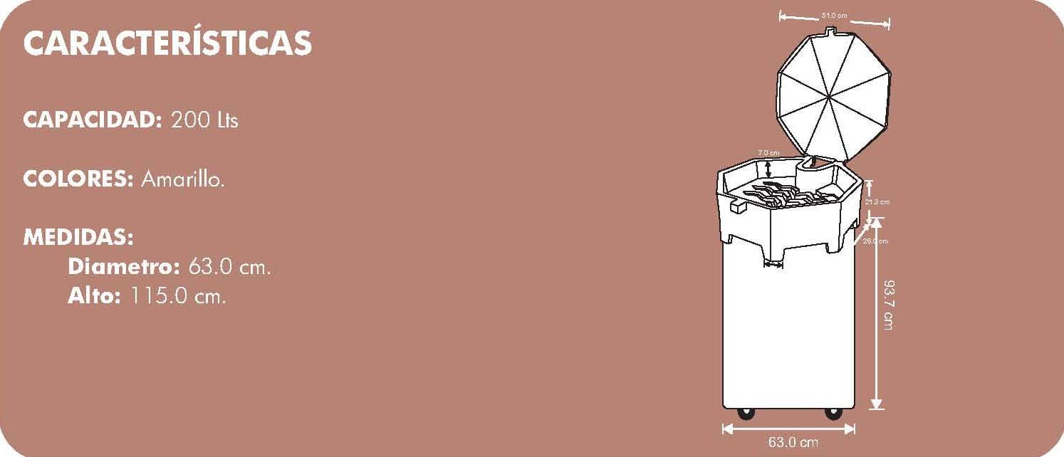 Contenedor de aceite para 200 litros - Imagen 2