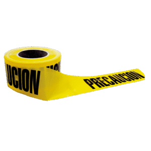 Cinta Plástica Delimitadora Amarilla