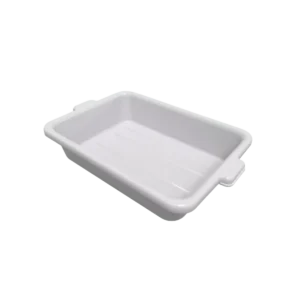 Charola de plástico rectangular