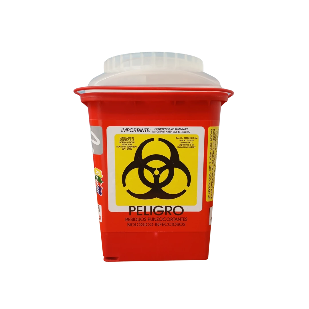 Contenedor para punzocortantes PC-2.44