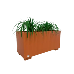 Macetas de plástico rectangulares