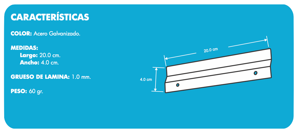 SUJETADOR PARA RECOLECTOR SUJE-13-L - Imagen 2