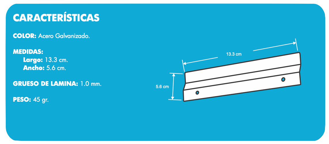 SUJETADOR PARA RECOLECTOR SUJE-4-L - Imagen 2