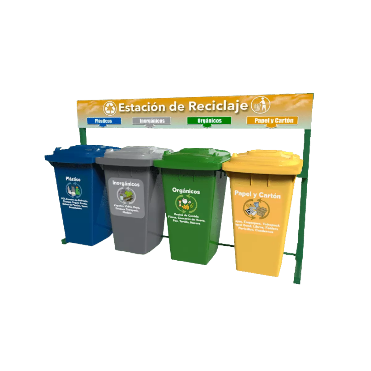 ESTACION DE RECICLAJE ECOL-960-HDG1