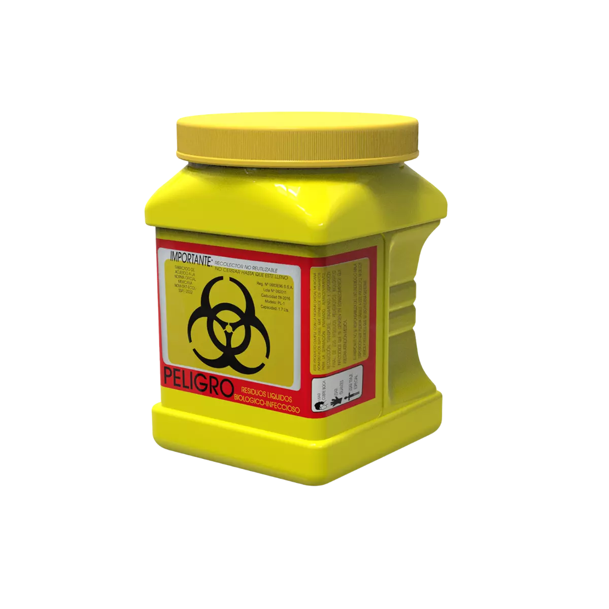 RPBI recipiente amarillo