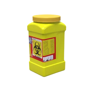 Recipiente hermético amarillo