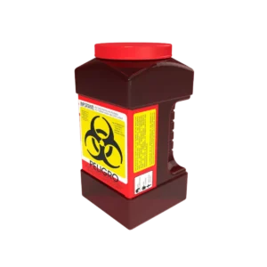 Recipiente hermético rojo