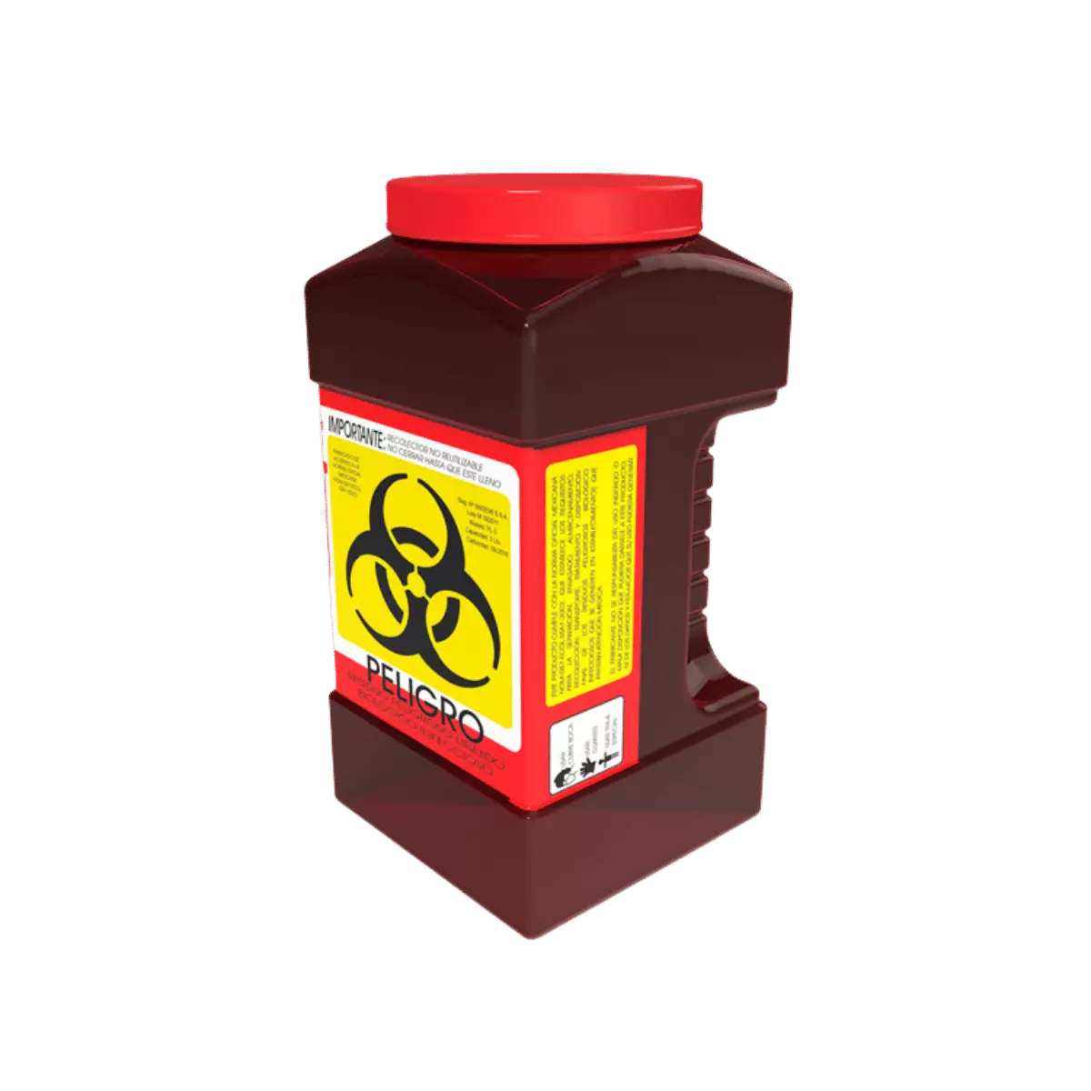 Recipiente hermético rojo
