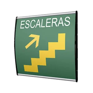 Señalamiento de escaleras